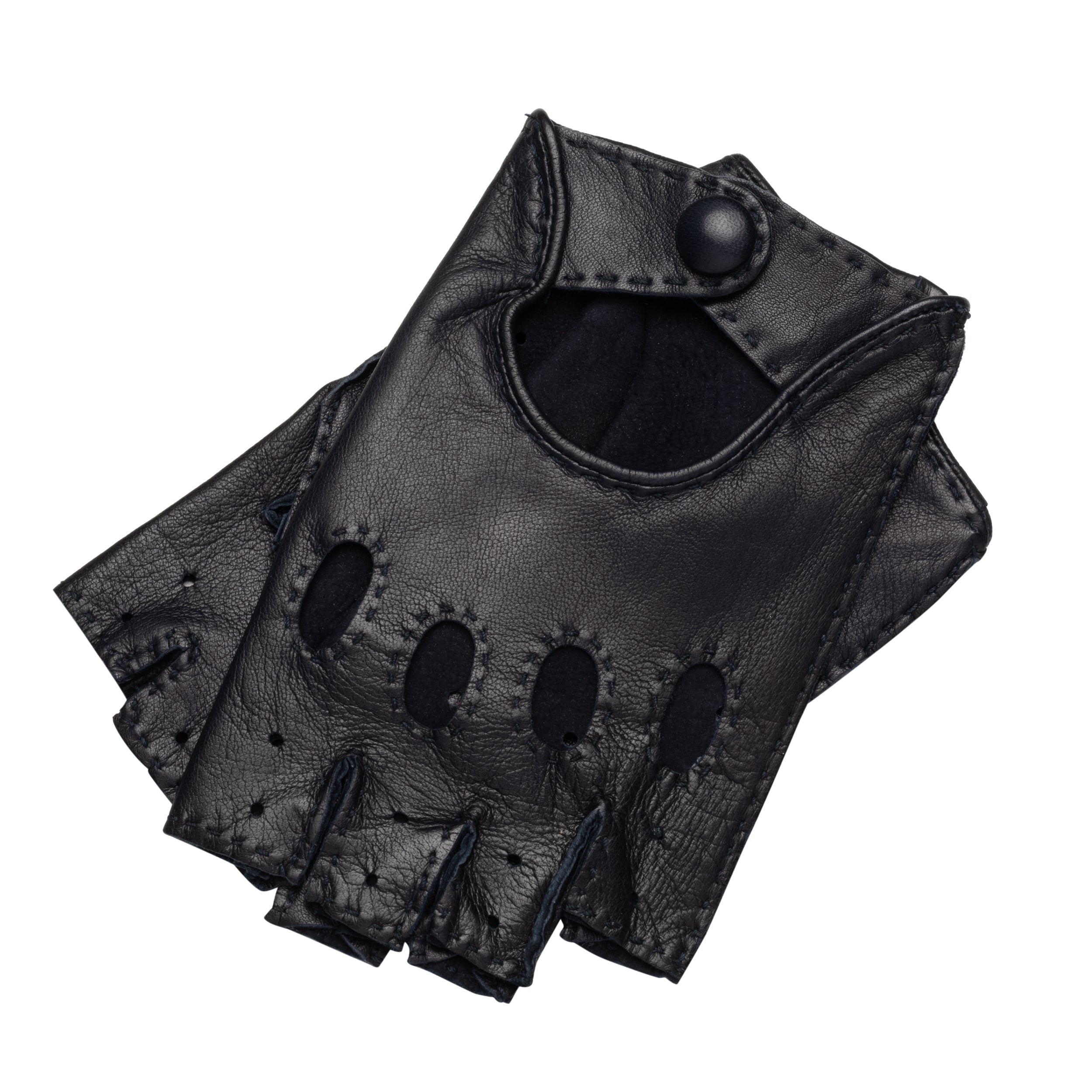 Rome Men's Black Leather Driving Gloves – 1861 Glove Manufactory