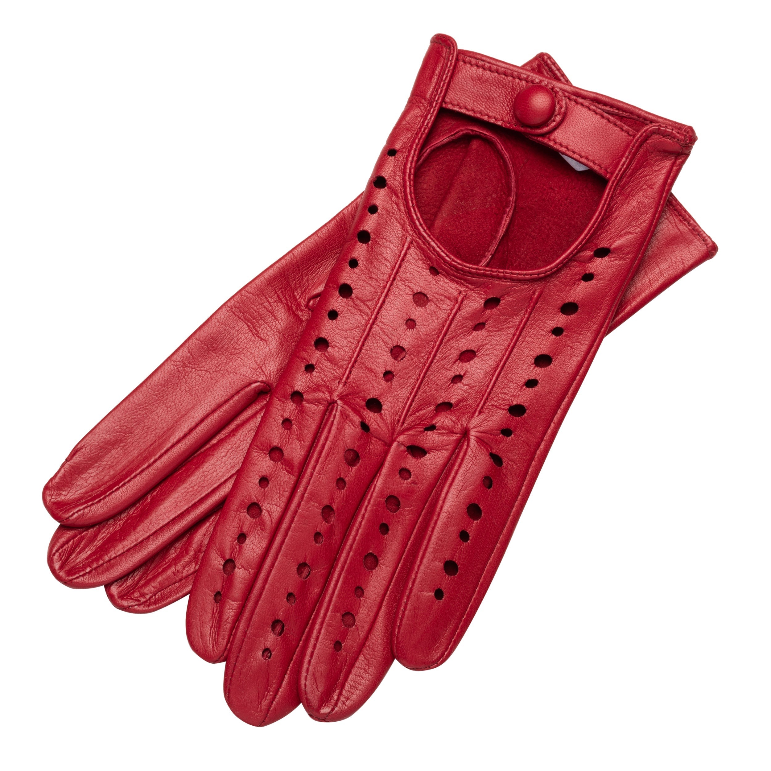 Rimini Women's Red Leather Driving Gloves – 1861 Glove Manufactory