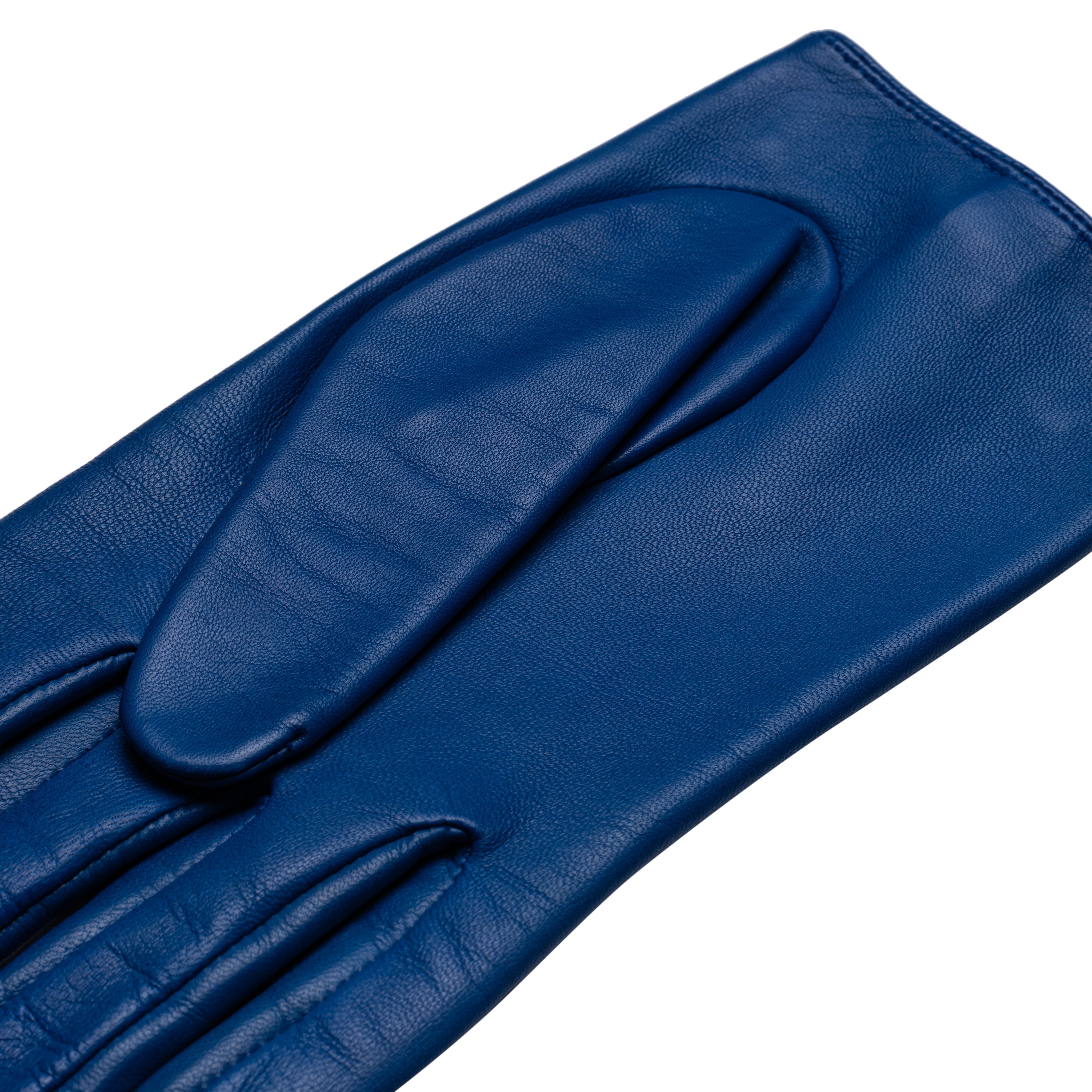 Rimini Women's Royal Blue Leather Driving Gloves – 1861 Glove